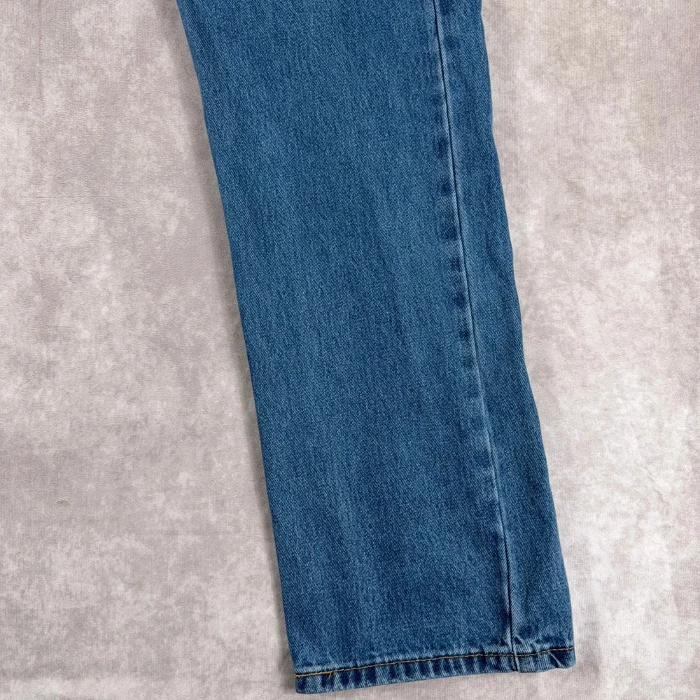 Levi's‎ 505 Regular Fit Straight Leg Denim Jeans W36 L32 Medium Wash Blue